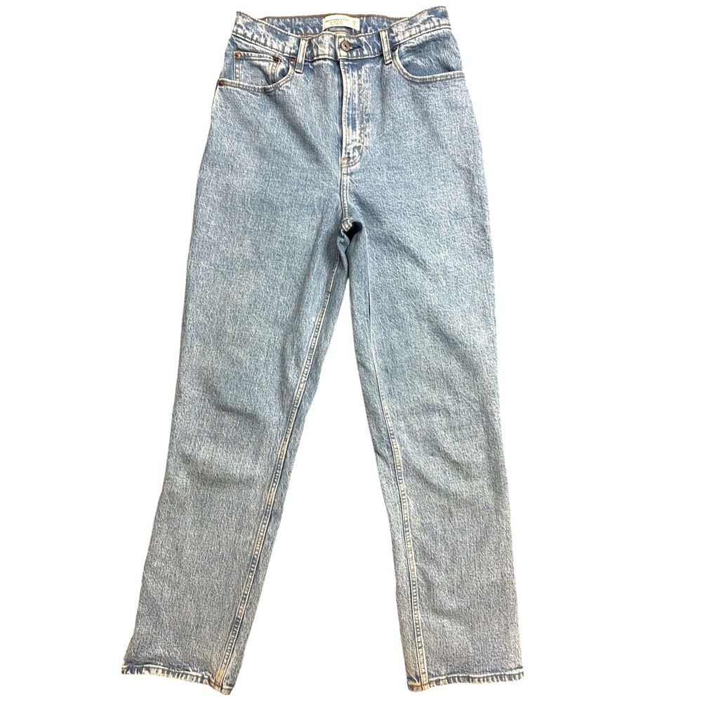 Abercrombie & Fitch The 90's Straight Ultra High Rise Curve Love Jean Sz 8R/29